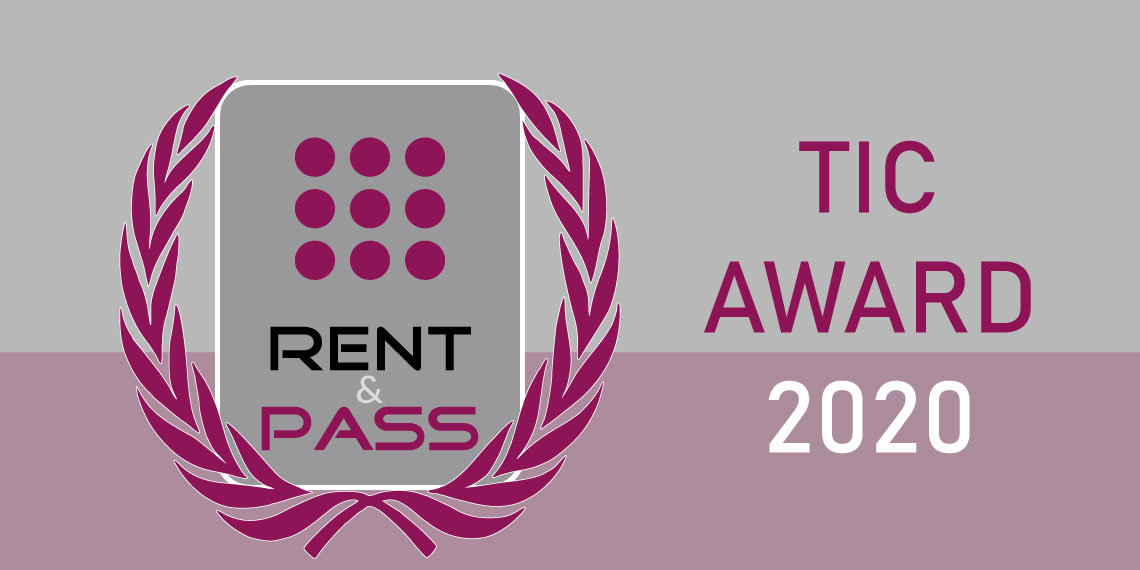 Rent&Pass reçoit un prix en tant que solution TIC pour le tourisme 